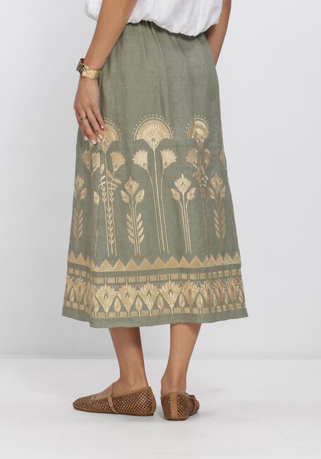 GREEK ARCHAIC KORI Jupe midi S26K-2072025 Kaki - large