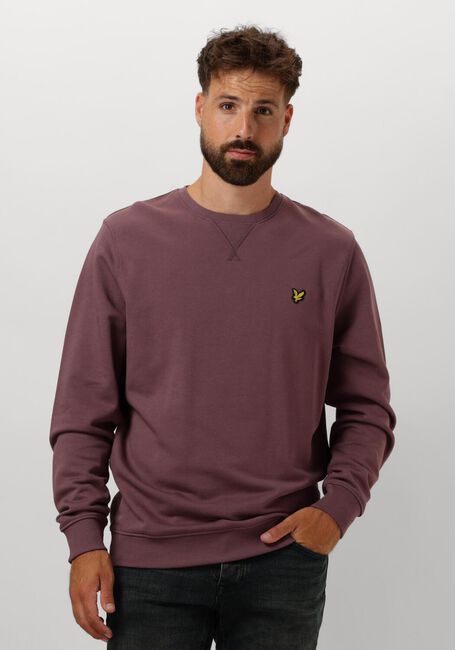 LYLE & SCOTT Pull CREW NECK en violet - large