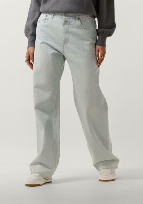 Lichtblauwe REPLAY Wide jeans LAELJ PANTS - large
