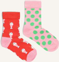 Roze HAPPY SOCKS Beenmode 2-PACK KIDS MILKSHAKE Roze HAPPY SOCKS Beenmode 2-PACK KIDS MILKSHAKE - medium