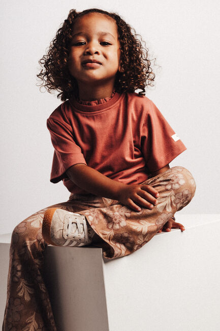 Roze BAJE STUDIO T-shirt ALMERIA - large