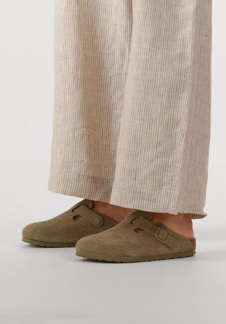 BIRKENSTOCK BOSTON DAMES Chaussures à enfiler en vert - large
