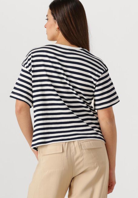 MSCH COPENHAGEN Pull MSCHKEMBA BAHARA SS PULLOVER STP en blanc - large