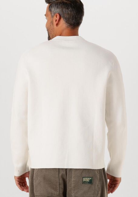 Ecru SELECTED MEN Trui SLHMIKE LIGHT LS KNIT RELAXED MOCK NECK - large