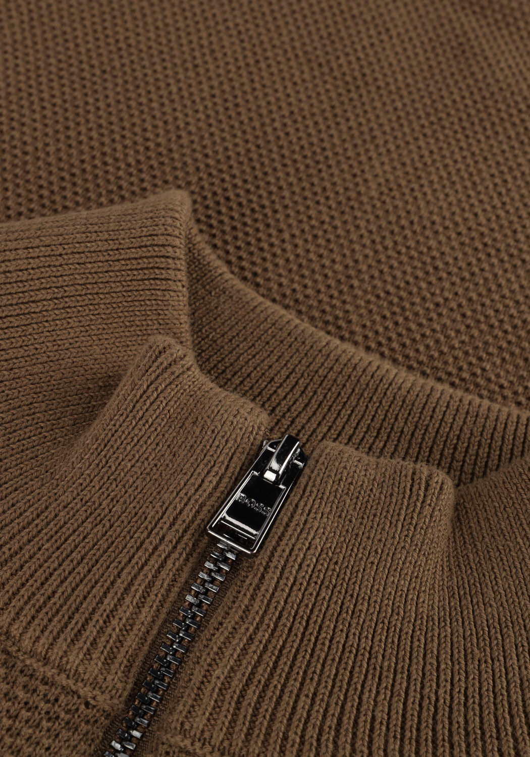 BOSS BLACK Pull EBRANDO-P en marron - large