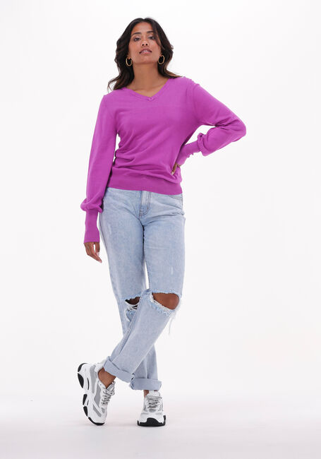 Paarse YDENCE Trui KNITTED TOP MAYA - large