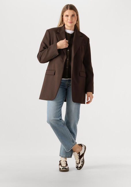 SELECTED WOMEN Gilet SLFLULU NEW LS KNIT CARDIGAN en marron - large