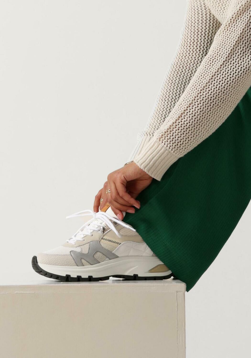 Beige VIA VAI Sneakers LIZ FINLEY - large