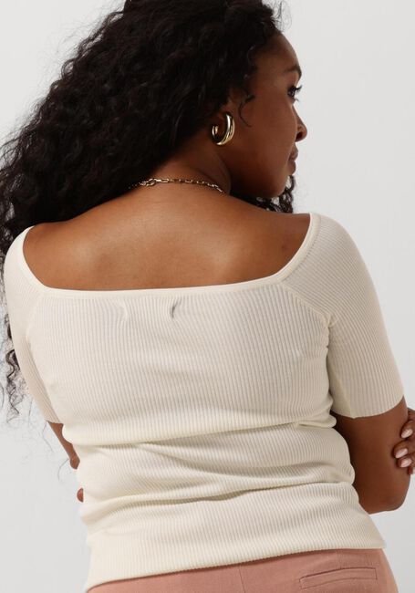 YDENCE Haut KNITTED TOP NANI Écru - large