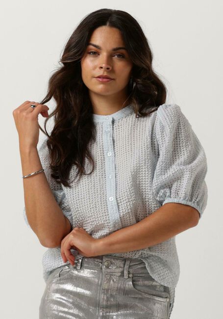 SECOND FEMALE TASCHA SHIRT Blouses Bleu clair - large