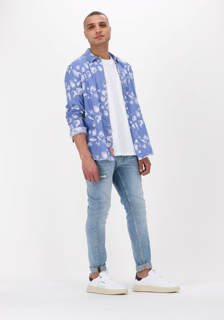 SCOTCH & SODA Chemise décontracté REGULAR FIT BONDED SHIRT Bleu clair - large