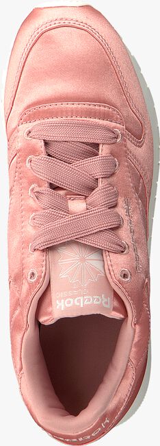 pink REEBOK shoe CL LTHR SATIN WMN  - large