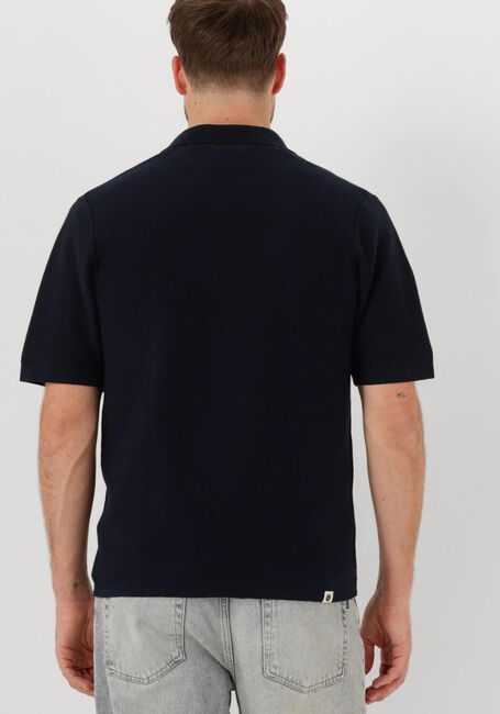 ANERKJENDT Polo AKSVEND S/S KNIT SHIRT Bleu foncé - large