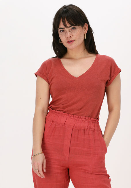 Rode BY-BAR T-shirt MILA LINEN TOP - large