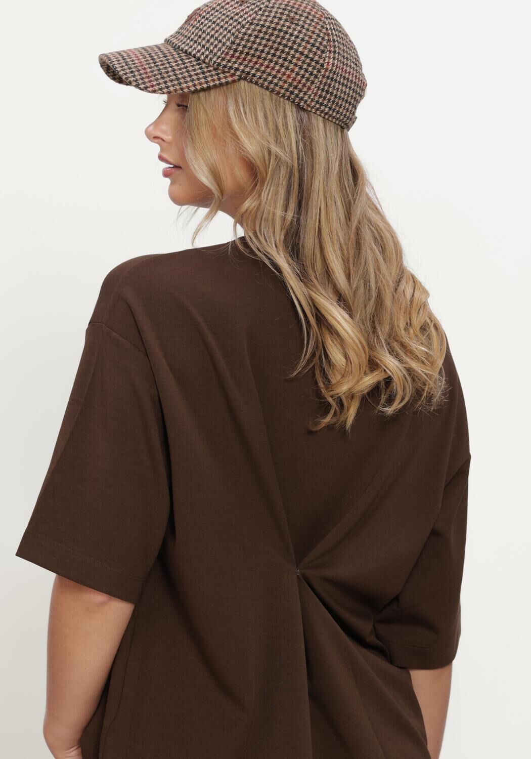 ELEH T-shirt EFW260242 en marron - large