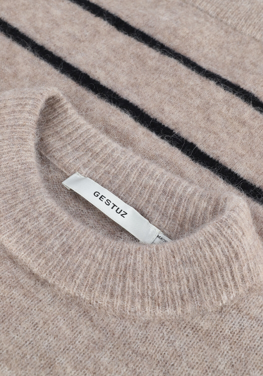 Zand GESTUZ Trui ALPHA GZ STRIPED PULLOVER - large