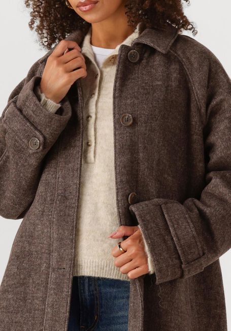 ENVII Manteau ENSENECA WOOL JACKET 7276 en marron - large