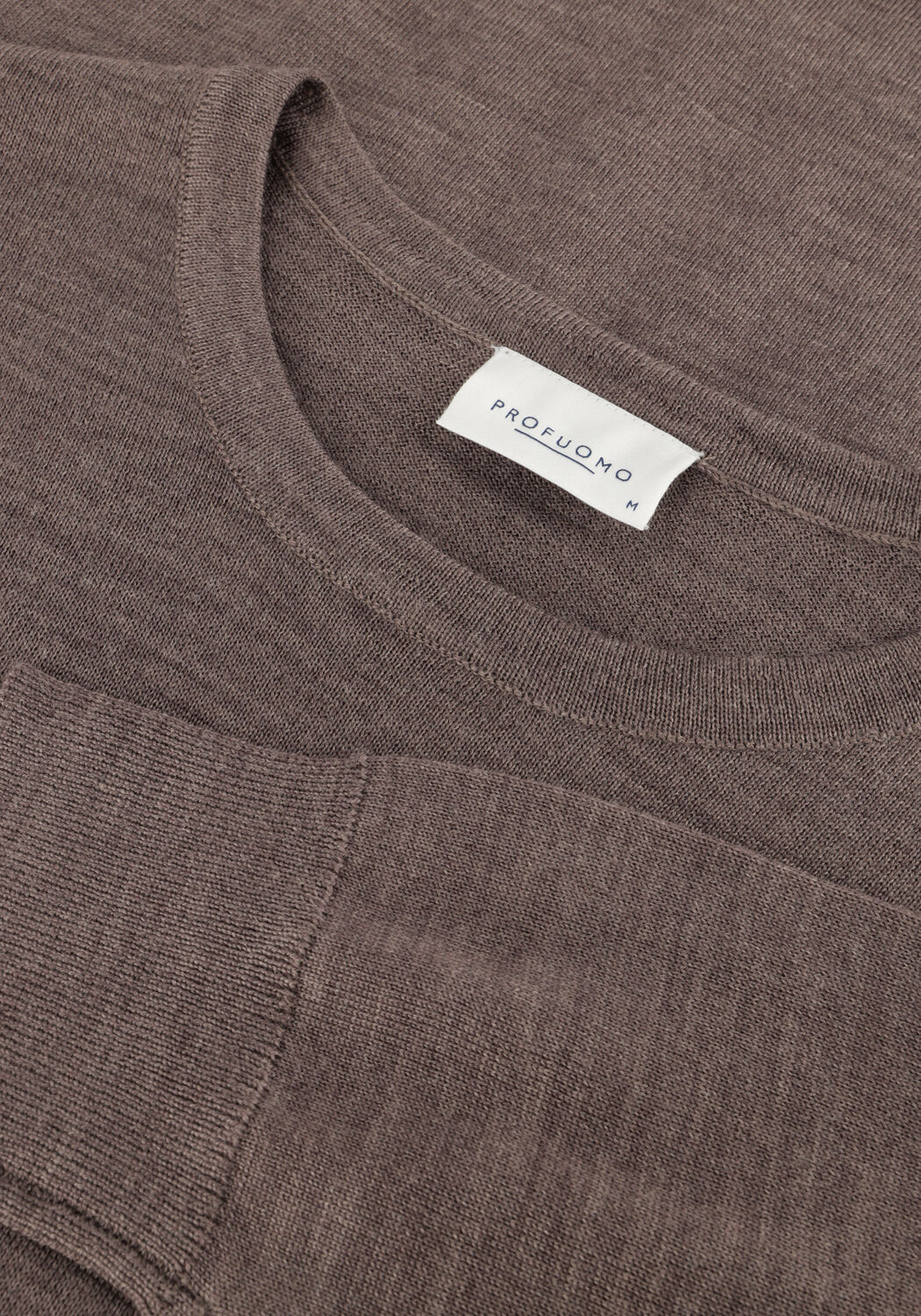 PROFUOMO Pull PULLOVER CREWNECK MERINO en marron - large