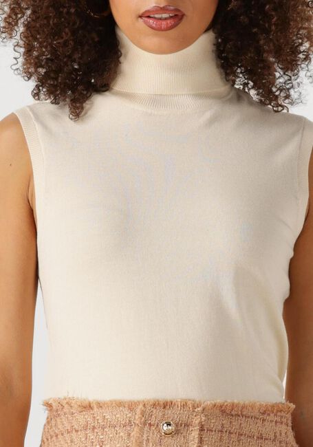 Ecru SILVIAN HEACH Spencer TURTLE NECK WARMY - large