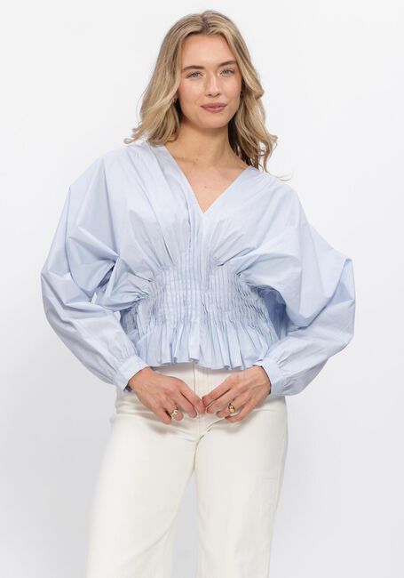 Lichtblauwe COPENHAGEN MUSE  CMPOPLIN-BLOUSE - large