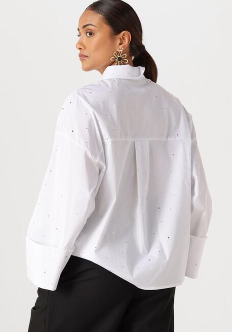 Witte CO'COUTURE  LENICC WIDE CUFF STONE SHIRT - large