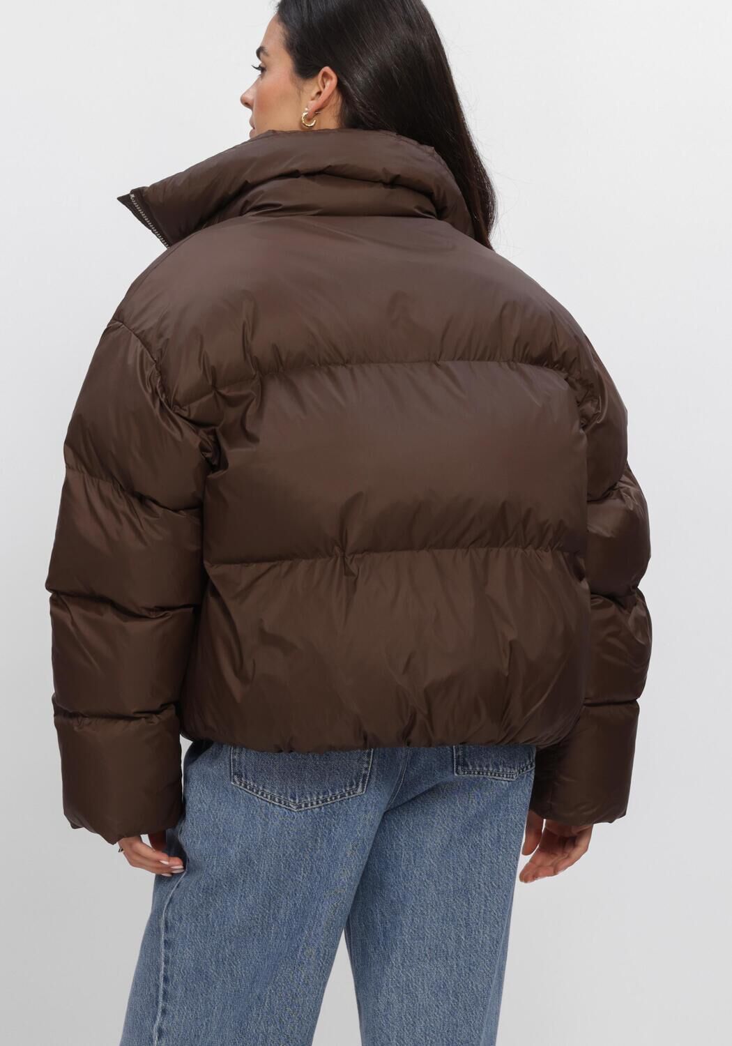 SECOND FEMALE RIYA PUFFER JACKET Vestes en marron - large