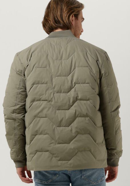 SELECTED HOMME Veste matelassé SLHDECKARD REDOWN BOMBER JKT 2023 W en vert - large