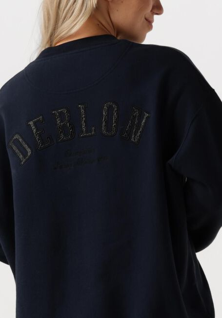 Donkerblauwe DEBLON SPORTS Sweater YARA SWEATER - large
