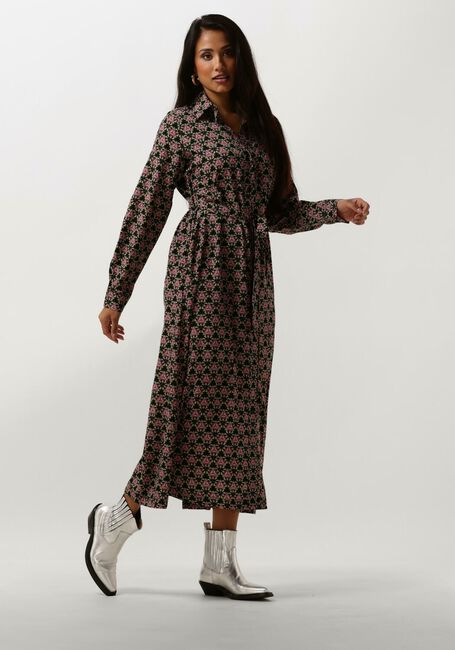 Multi COLOURFUL REBEL Maxi jurk DALIA GRAPHIC FLOWER MAXI SHIRT DRESS - large