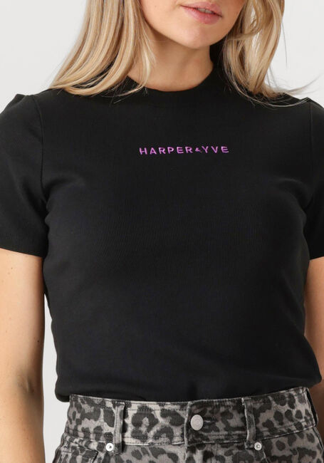 HARPER & YVE T-shirt CAMMY-SS en noir - large