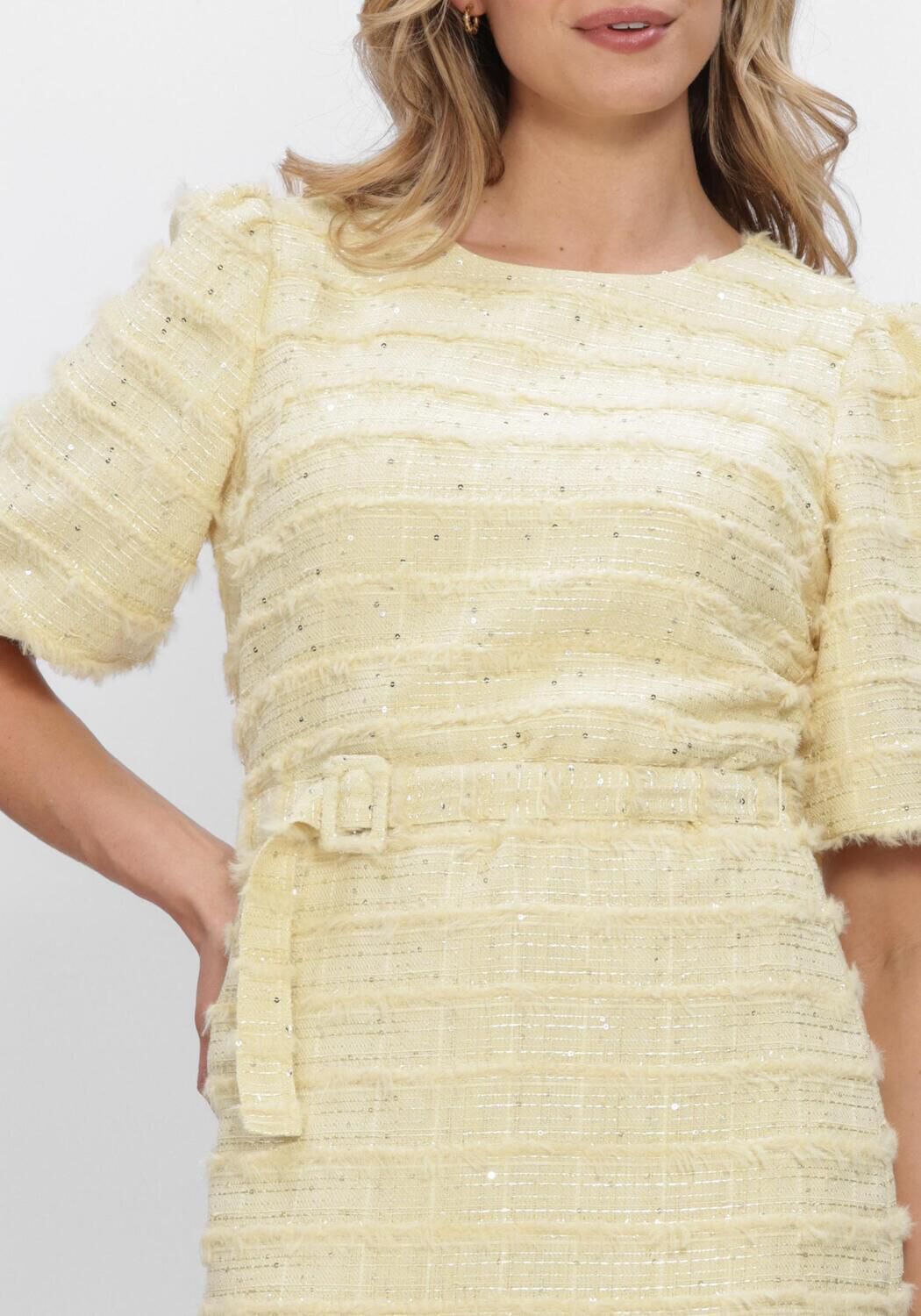 FREEBIRD WV-HAIRY-SEQUINCE-261 Robes en jaune - large