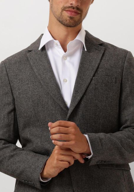 Grijze SELECTED HOMME Colberts SLHSLIM-REED WOOL BLZ - large