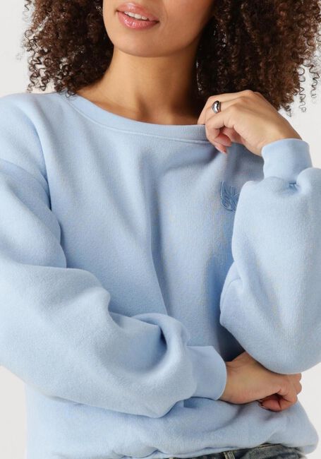 Blauwe NUKUS Sweater AMALIA PULLOVER - large