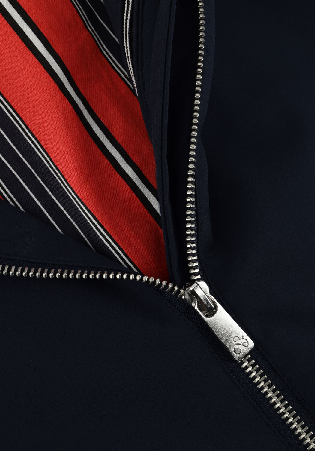 Donkerblauwe SCOTCH & SODA Jack CLASSIC HARRINGTON SOFT-SHELL JACKET - large