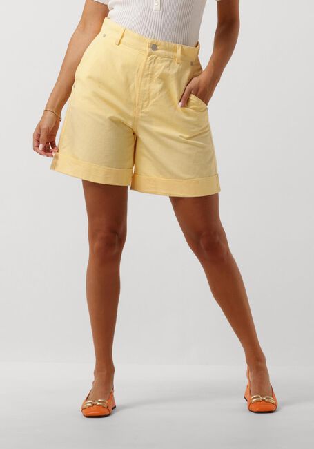 Gele VANILIA Broeken/jumpsuits LINEN PANTALON - large