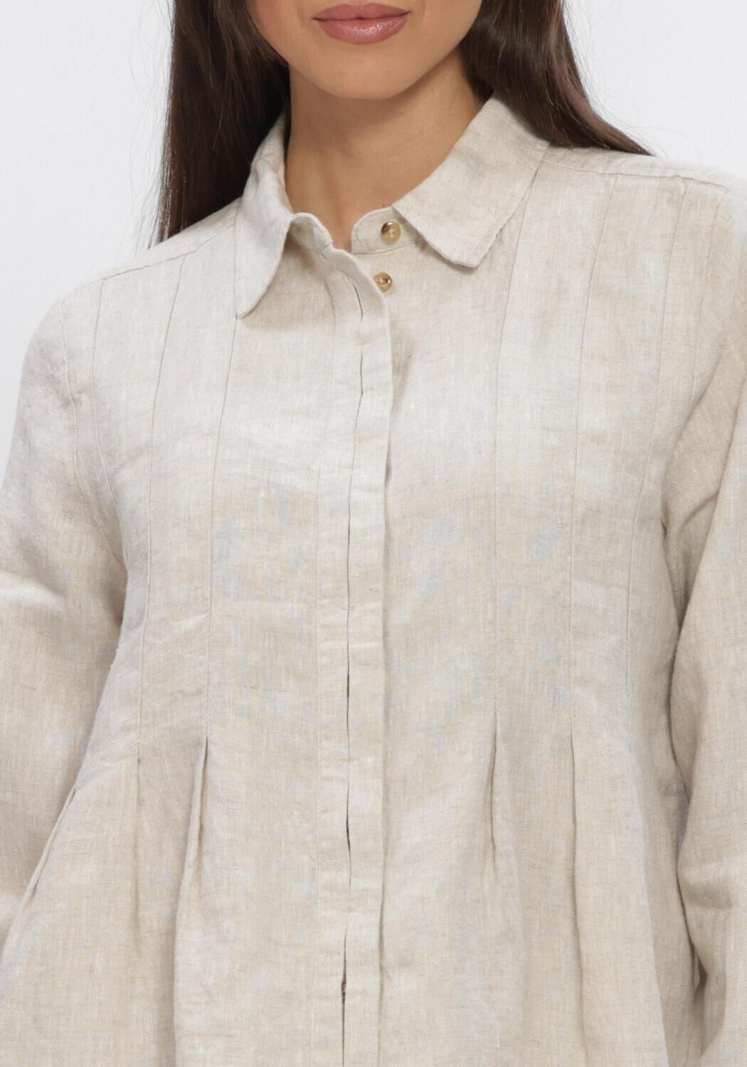 Ecru INWEAR  DILANAIW PLEATED SHIRT - large