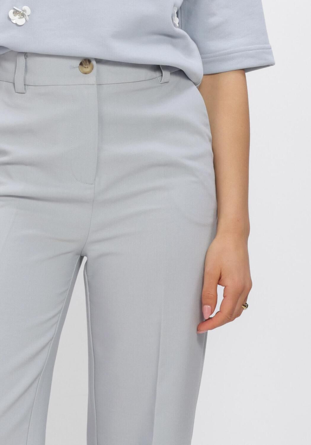 Blauwe MODSTR&Ouml;M Wijde broek GALE PANTS - large