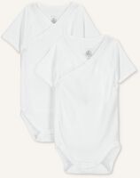 Witte PETIT BATEAU  2 BODIES NAISS ML Witte PETIT BATEAU  2 BODIES NAISS ML - medium