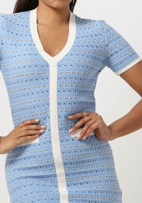 LIU JO Mini robe ABITO MAGLIA M/C STRUCTUR Bleu clair - large