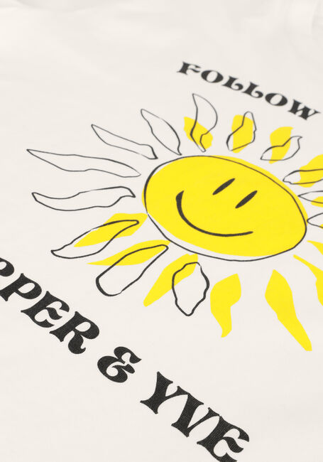 HARPER & YVE T-shirt SMILEY-SS en blanc - large