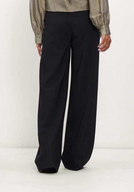 Zwarte STUDIO ANNELOES Wijde broek Lexie LONG bonded trousers - large