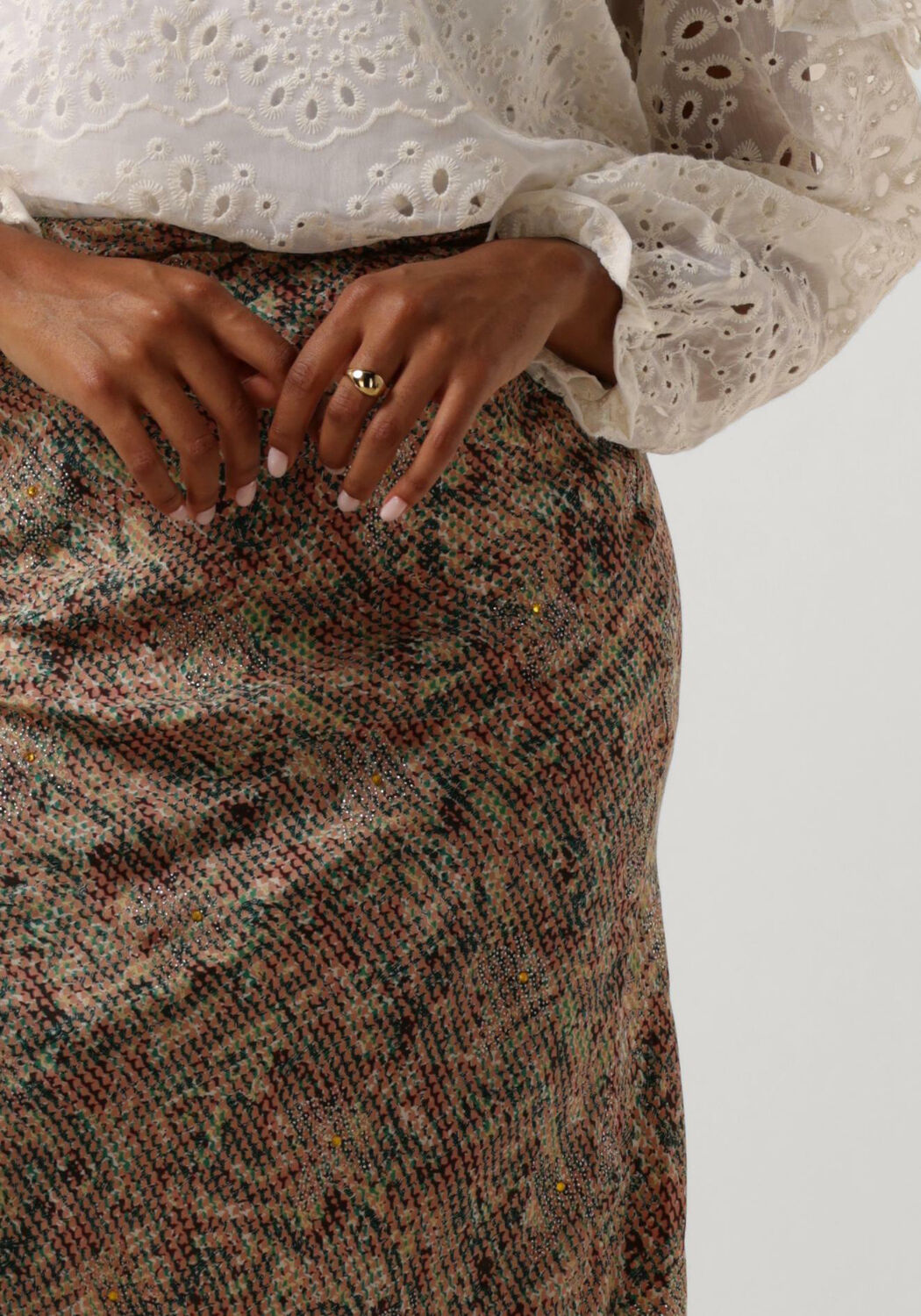 SISSEL EDELBO Jupe midi MADELLIN SKIRT en multicolore
