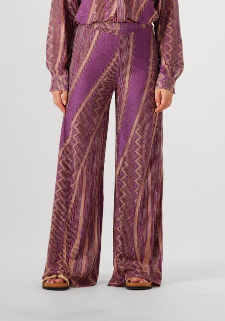 AMAYA AMSTERDAM Pantalon large JO Métallique - large
