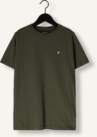 Donkergroene LYLE & SCOTT T-shirt PLAIN T-SHIRT - medium