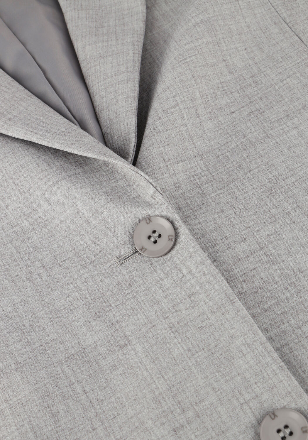 ALIX THE LABEL Blazer WOVEN FLOWY BLAZER Gris clair - large