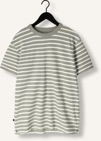 Groene BUTCHER OF BLUE T-shirt GASPARD LOOSE STRIPE TEE Groene BUTCHER OF BLUE T-shirt GASPARD LOOSE STRIPE TEE - medium