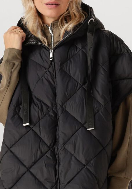 SIMPLE Veste sans manches WV-NYL-PADD-25-3 en noir - large