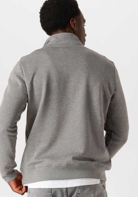 Grijze PS PAUL SMITH Trui MENS LS REG FIT HALF ZIP TOP ZEBRA - large
