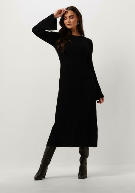 GESTUZ Robe midi ANTALIGZ WOOL DRESS en noir - large