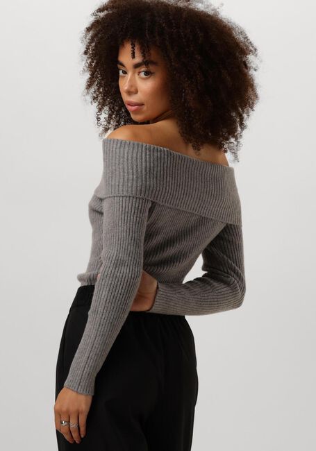 MINUS Pull FAME OFF SHOULDER KNIT PULLOVER en gris - large